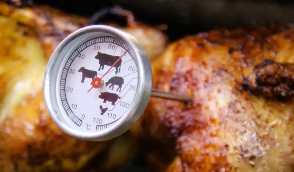 Controllo della temperatura del pollo