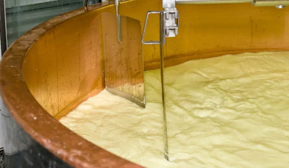 Produzione del formaggio Gruyere